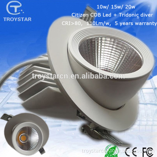 Latest products in market recessed led soffit lighting 220v 15w kitchen cob led downlight